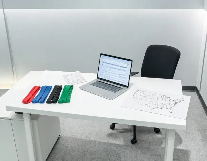Digital resistance band sourcing contact desk